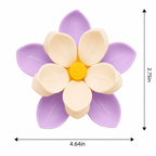 Lotus Magnetic Chip Clips Set – Cute Food Sealing Bag Clips with Fridge Organizer Base