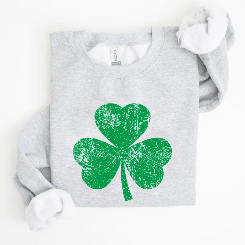 Vintage Shamrock, St Patrick's Day Sweatshirt