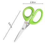 Stainless Steel 5-Blade Scallion Cutter Scissors – Multi-Layer Kitchen Herb Shears