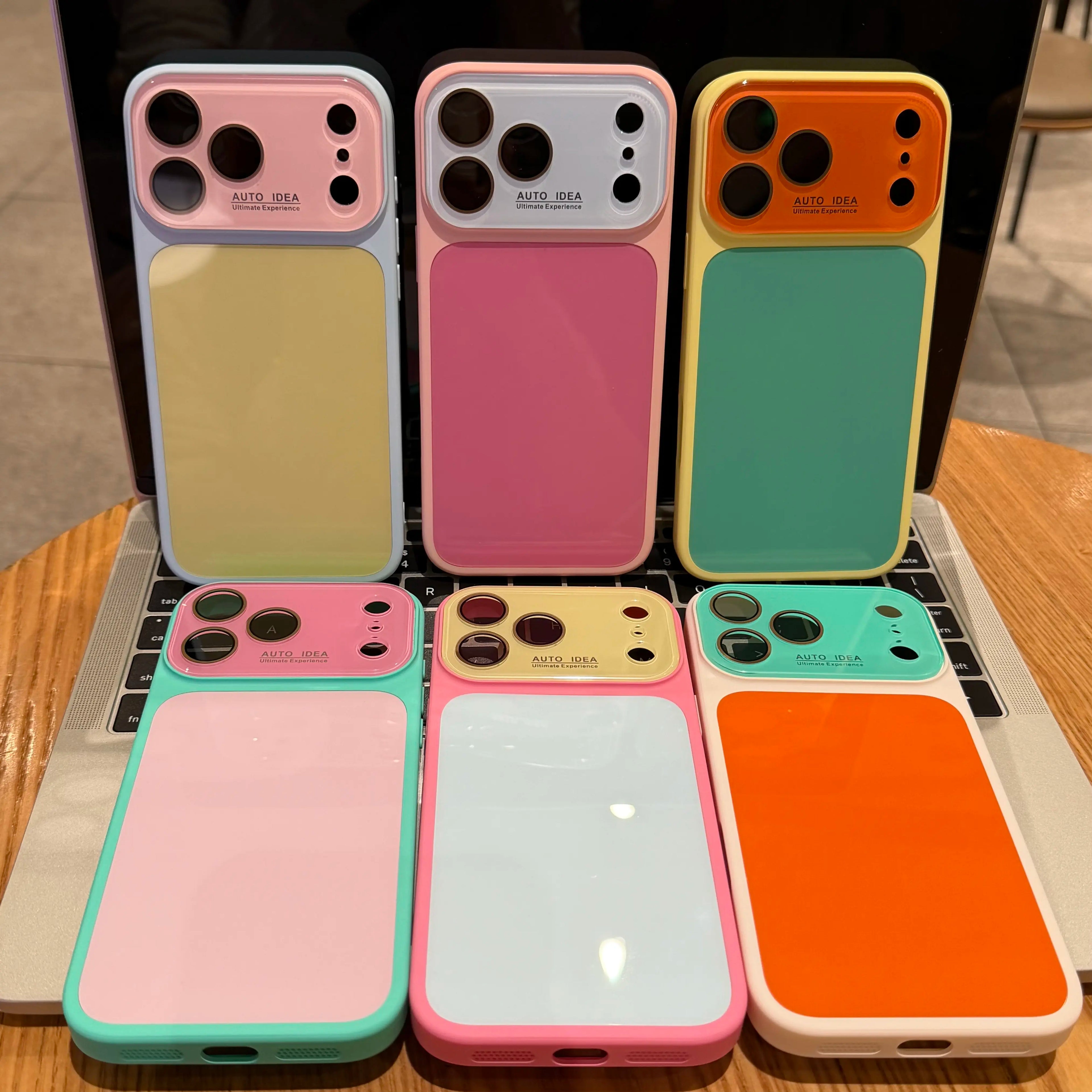 Dopamine Candy-Color Matte Case – High-End Full-Edge Protective Cover for iPhone 17 Pro Max