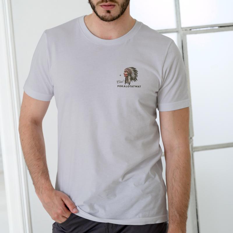 I'M CHIEF POKALOTATWAT FROM THE BANGAHOE TRIBE, Funny T Shirt, Unisex Cotton