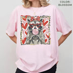 Leopard Raccoon Valentine's Sweatshirt | Cute Trendy Animal Love Tee