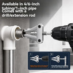 Universal Broken Pipe Thread Extractor Tool (1/2", 3/4", 1") – Drill-Powered Pipe Nipple Remover