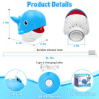 Rechargeable Whale Water Table Pump with Sprinkler - 3.5-Hour Runtime Summer Sensory Toy (Blue/Purple, Pump Only)