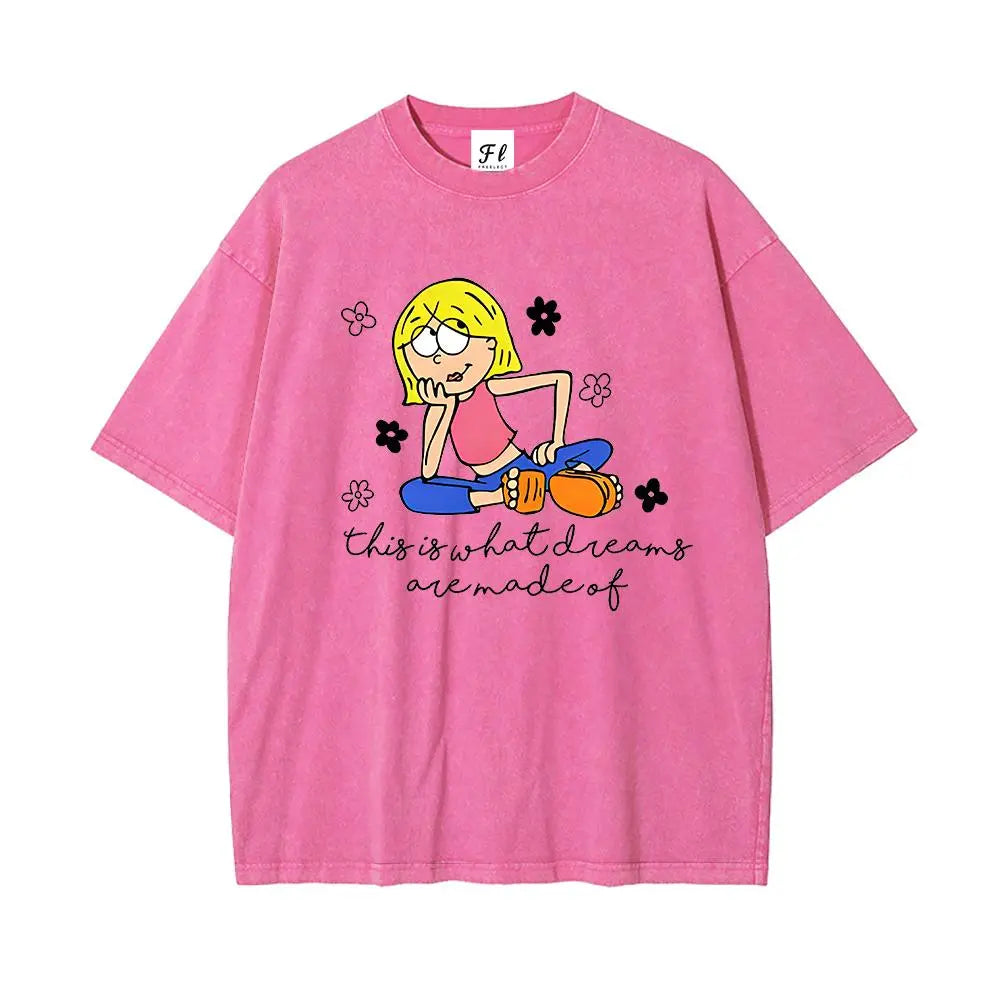 "This Is What Dreams Are Made Of" T-Shirt | Y2K Aesthetic Light Purple Tee