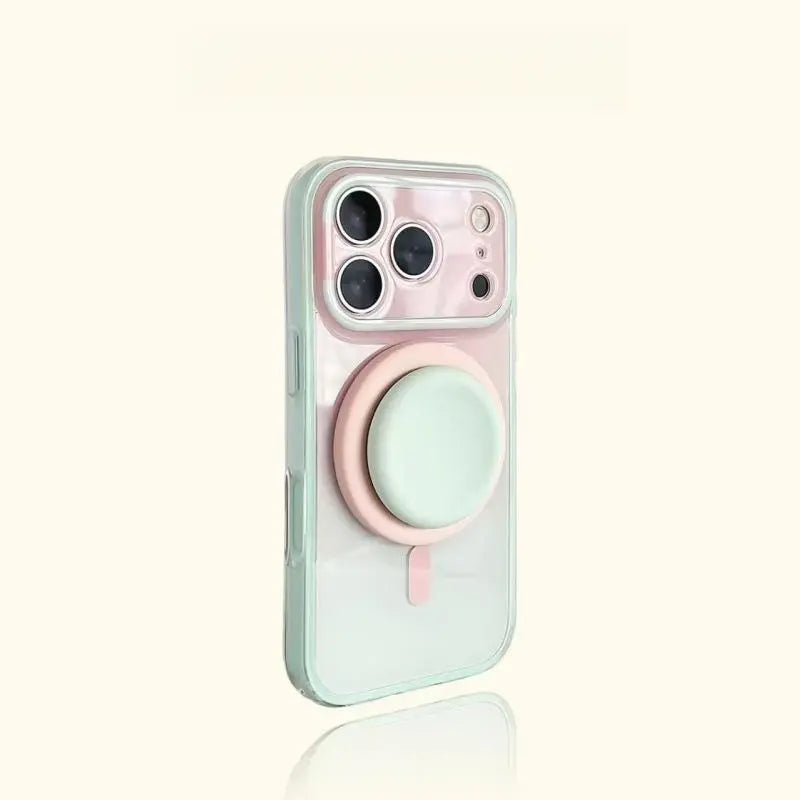 2-in-1 Gradient Full-Cover MagSafe Case – Hard PC Cover with AI Button for iPhone 17 Pro Max