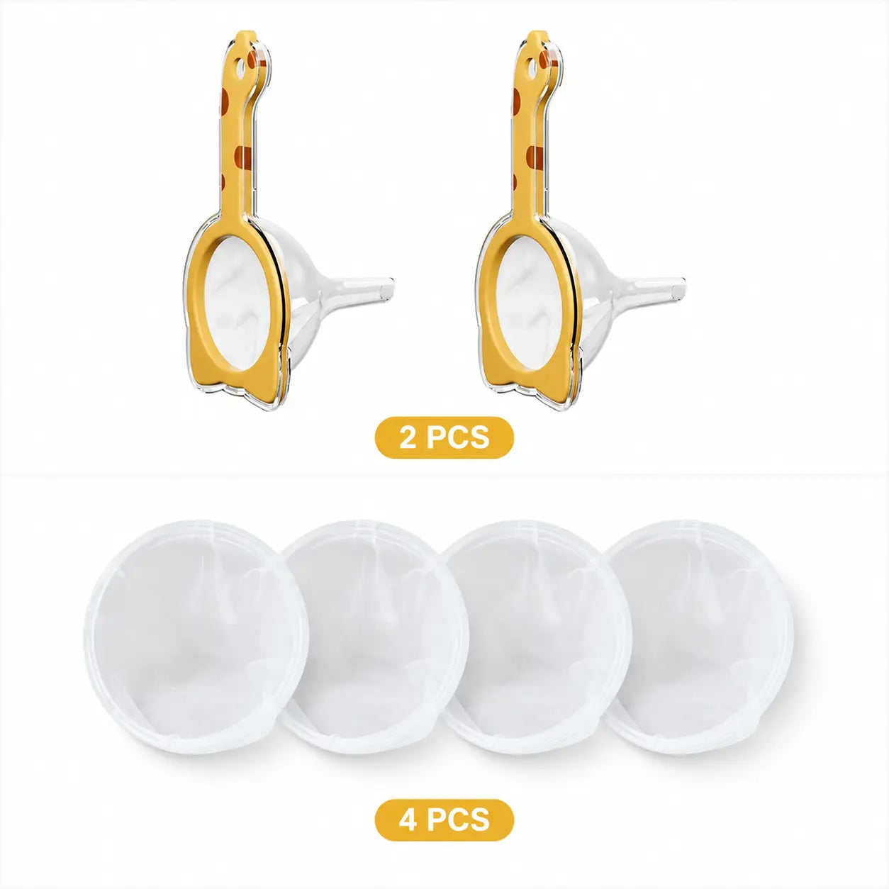 Versatile Fine Mesh Kitchen Strainer for Coffee, Tea & Flour Sifting