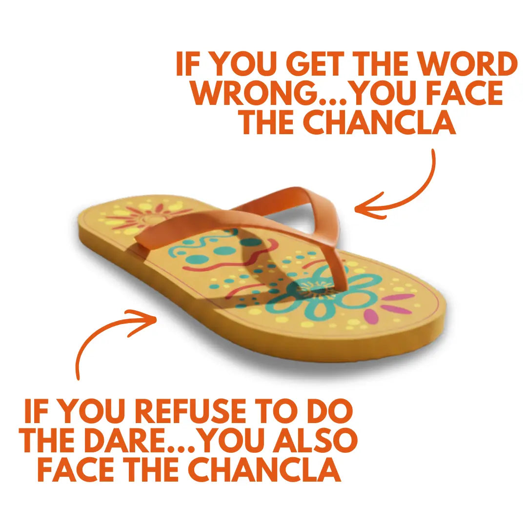 ¿Cómo Se Dice? Hilarious Latino Card Game with 'Chancla' - Fast-Paced Fun for Family & Adult Game Nights (3+ Players, 12+)