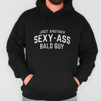 Bald Guy Print Men's Crew Neck Fashionable Short Sleeve Sports T-shirt, Comfortable And Versatile, For Summer And Spring, Athletic Style, Comfort Fit T-Shirt, As Gifts