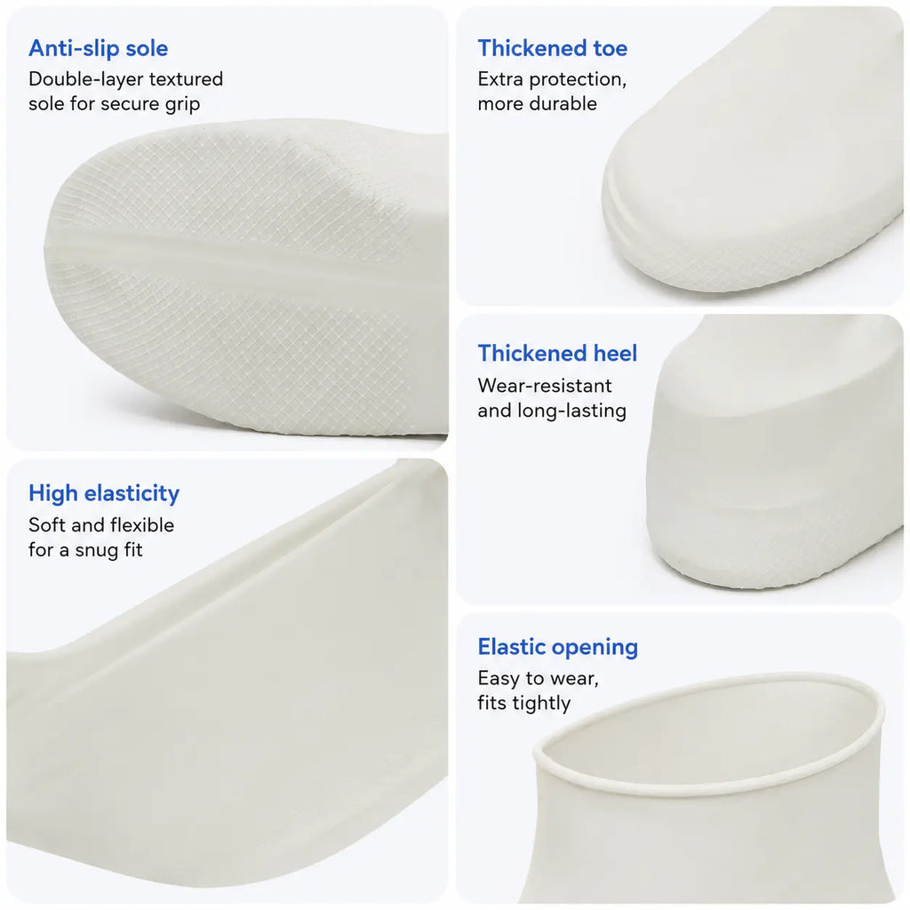 Waterproof Thickened Stretch Shoe Covers – Anti-Slip Wear-Resistant Overshoes for Rainy Days