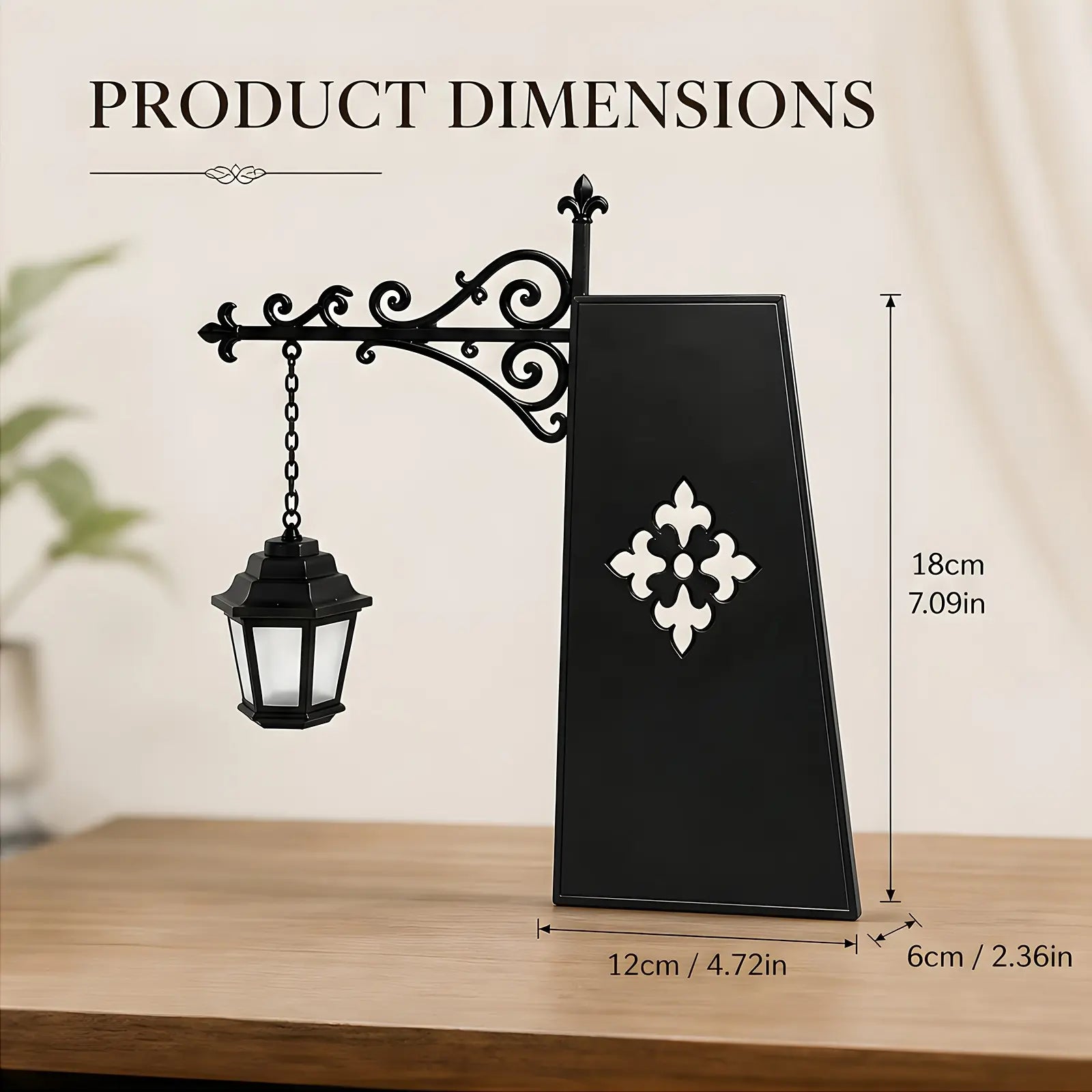 Library Lantern Decorative Bookshelf Lighting – Miniature Hanging Shelf LED Nightlight