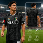 2026 Mexico Retro Soccer Jersey – White & Red Guadalupe, Sugar Skull & Aztec Calendar Football Shirt