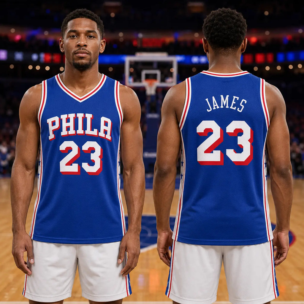 Unisex Basketball #23 James Swingman Jersey – Icon Edition Royal Team Apparel