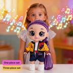 Kpop Anime Idol Action Figures - 5D Shiny Eyes Musical Jointed Doll Gift