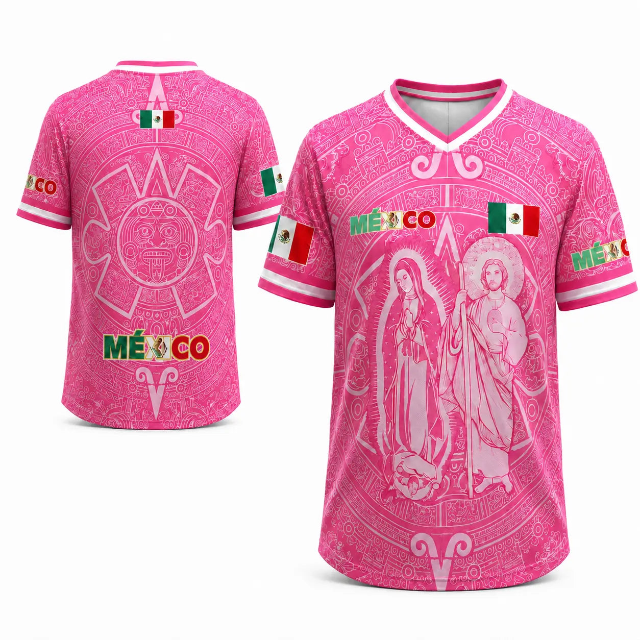 Men's "Virgencita & San Juditas" Mexico 2026 Graphic Soccer Jersey