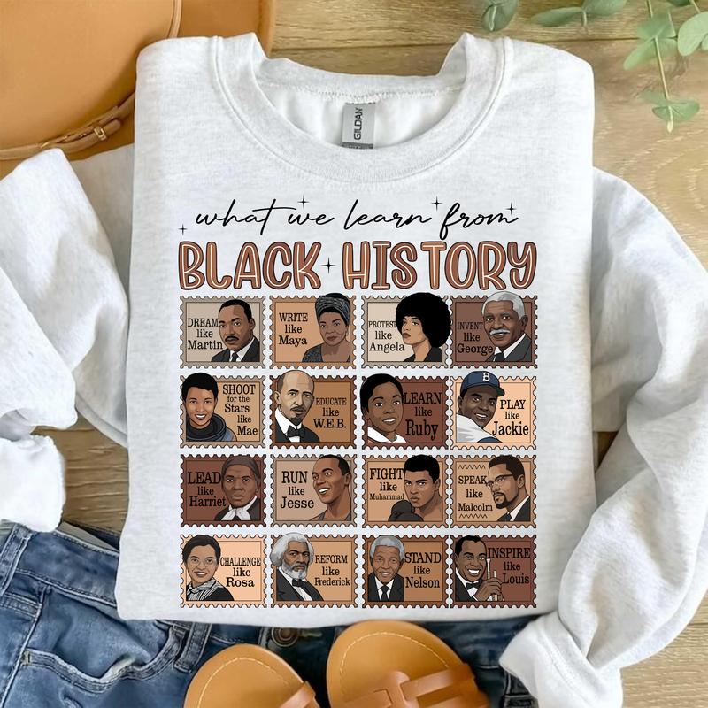 Black History Pride Crewneck - African American Legacy & Education Gift