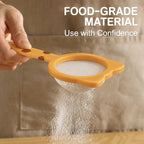 Versatile Fine Mesh Kitchen Strainer for Coffee, Tea & Flour Sifting