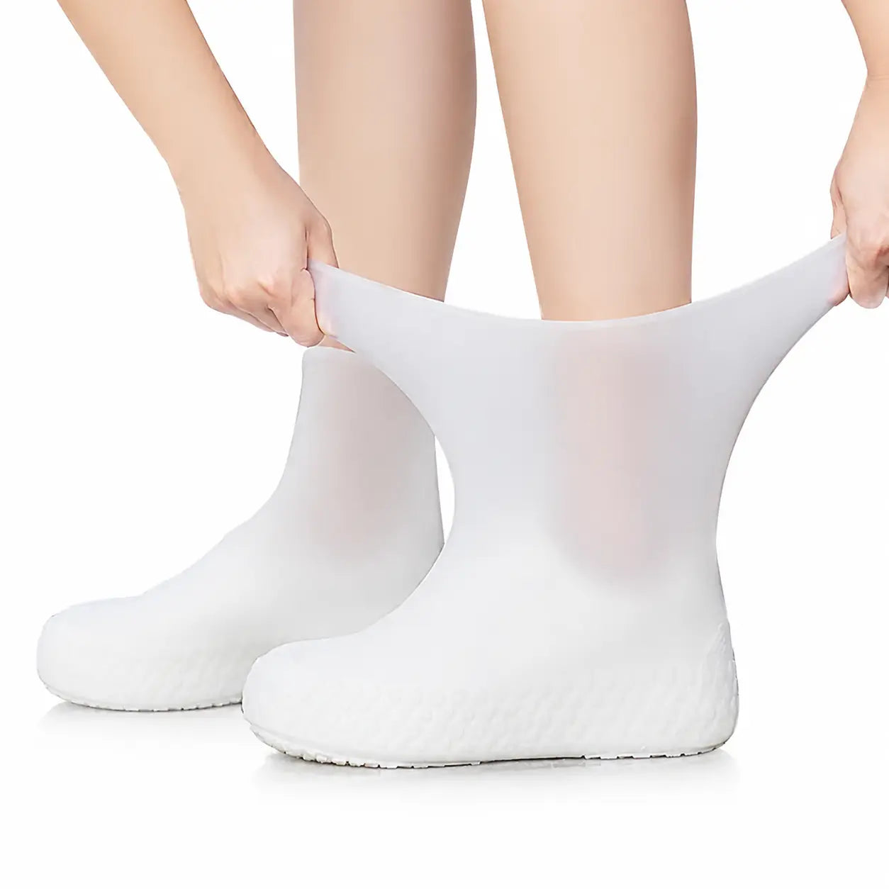 Waterproof Thickened Stretch Shoe Covers – Anti-Slip Wear-Resistant Overshoes for Rainy Days
