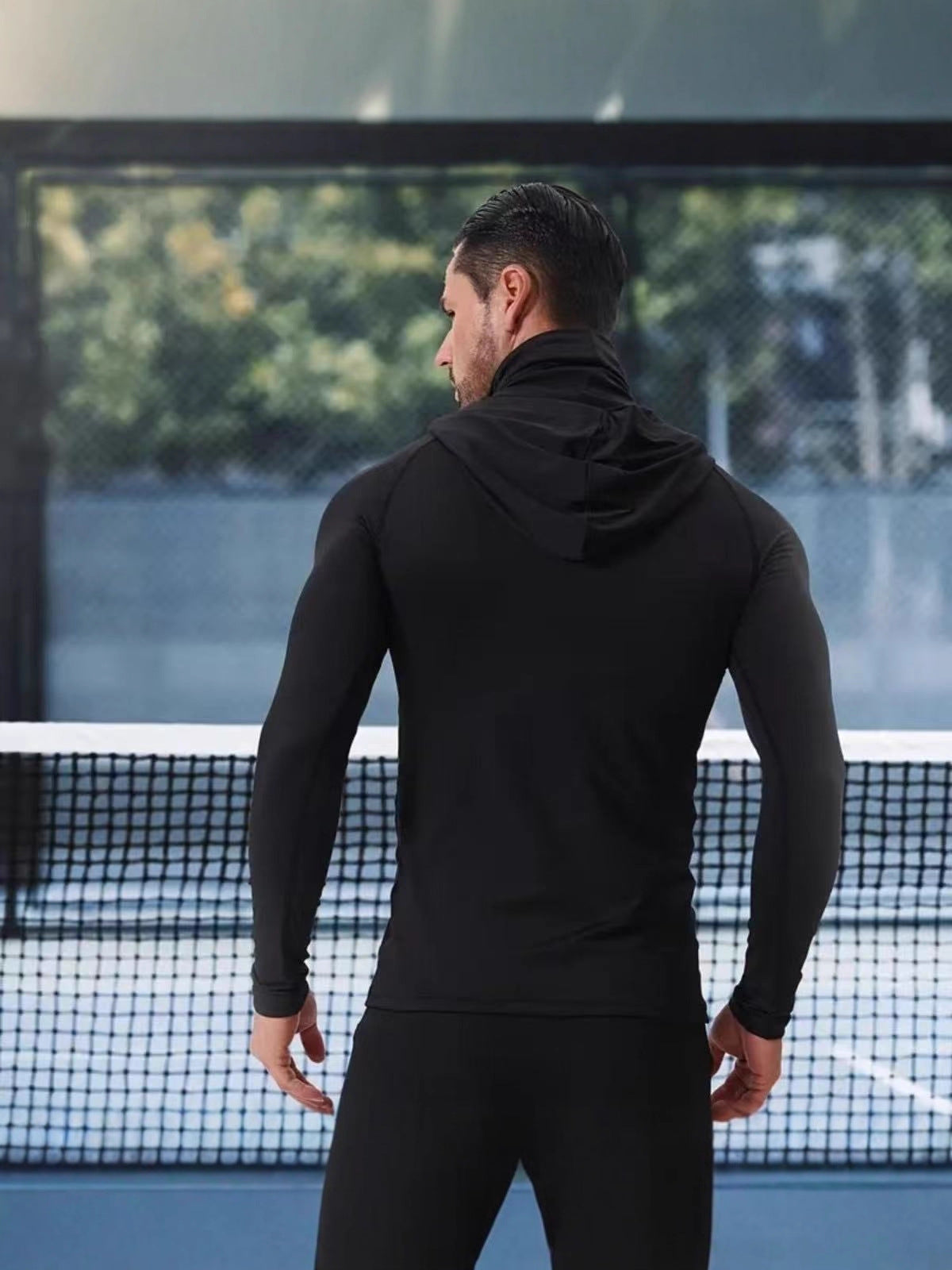 Men's Lightweight UPF Sun Protection Hoodie Pullovers – Quick-Dry Hooded Shirts with Face Mask