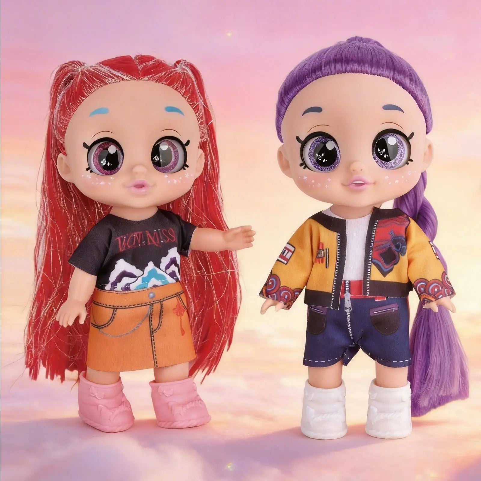 Kpop Anime Idol Action Figures - 5D Shiny Eyes Musical Jointed Doll Gift
