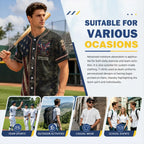 USA 250th Anniversary "1776-2026" Patriotic Baseball Jersey