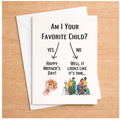 Funny Mother's Day Card | Sarcastic Gag Gift for Mom (Blank Inside)