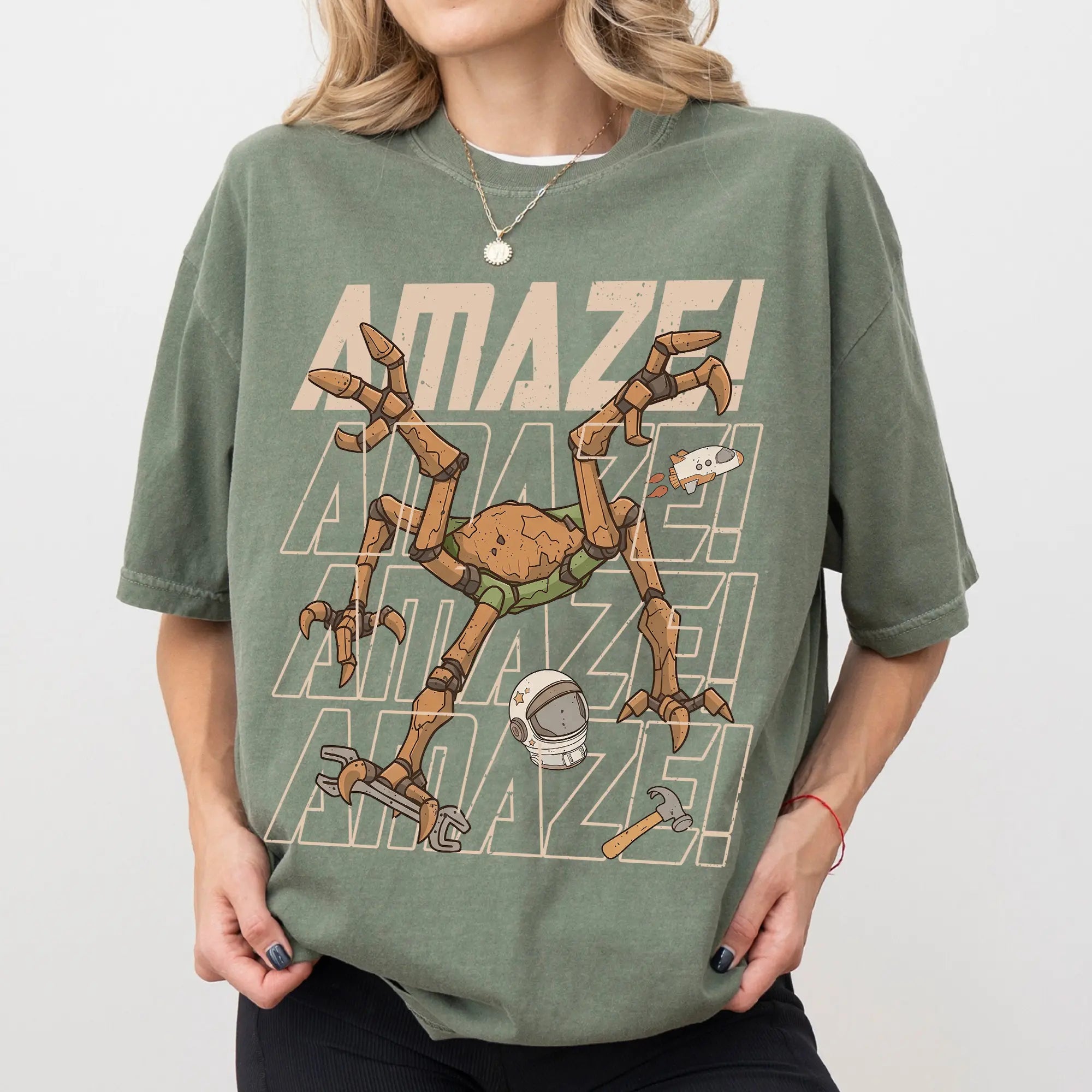 Project Hail Mary Amaze Amaze Amaze Shirt Rocky Sci-Fi Graphic Tee Book Lover Unisex T-Shirt