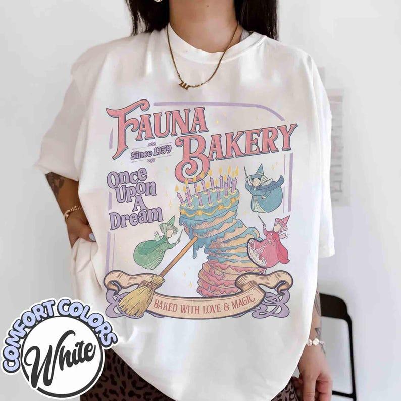 Fairy Godmother Baking Shirt, Baked With Love And Magic Tee, Retro Princess Cake, Whimsical Trip, Cottagecore Vibes