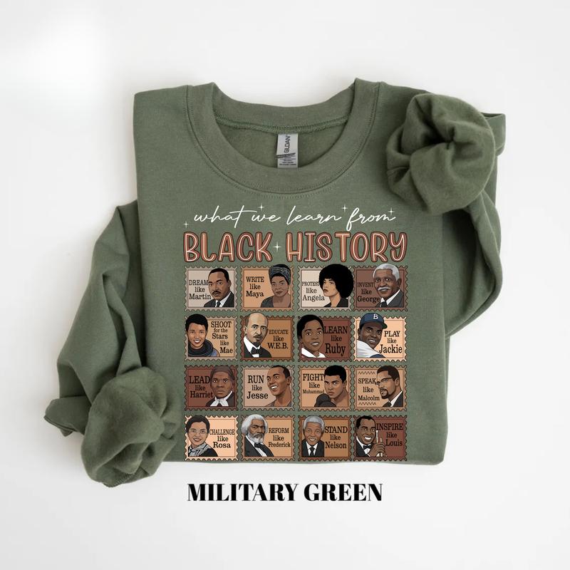 Black History Pride Crewneck - African American Legacy & Education Gift