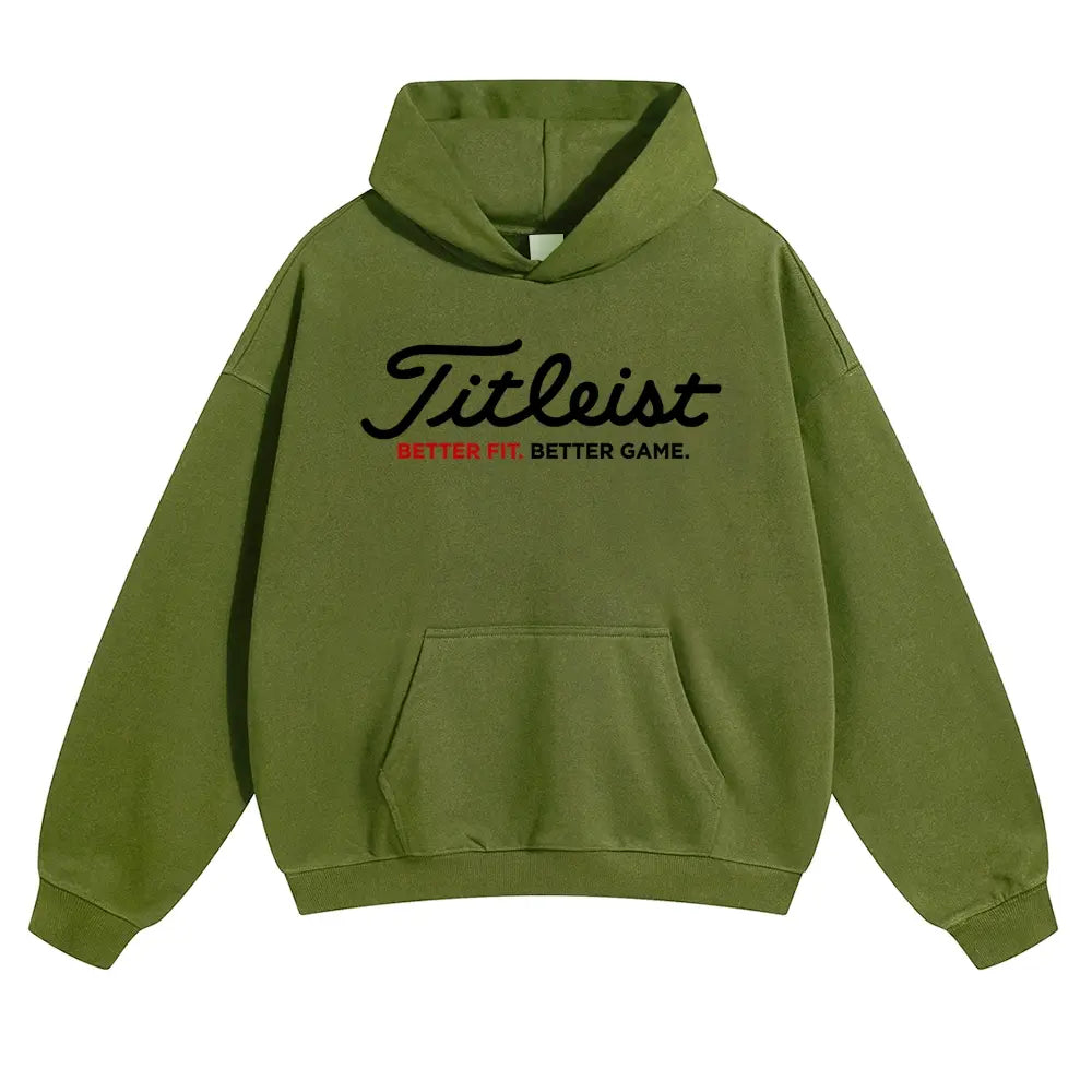 Unisex Athletic Golf Hooded Jumper - Slim Fit Casual Sporty Outerwear