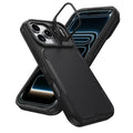 iPhone Military-Grade Heavy Duty Case with Camera Kickstand & Rugged Protection