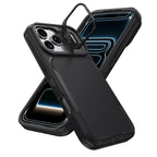 iPhone Military-Grade Heavy Duty Case with Camera Kickstand & Rugged Protection