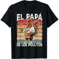 "El Papá de los Pollitos" Funny Spanish Father’s Day Cotton T-Shirt