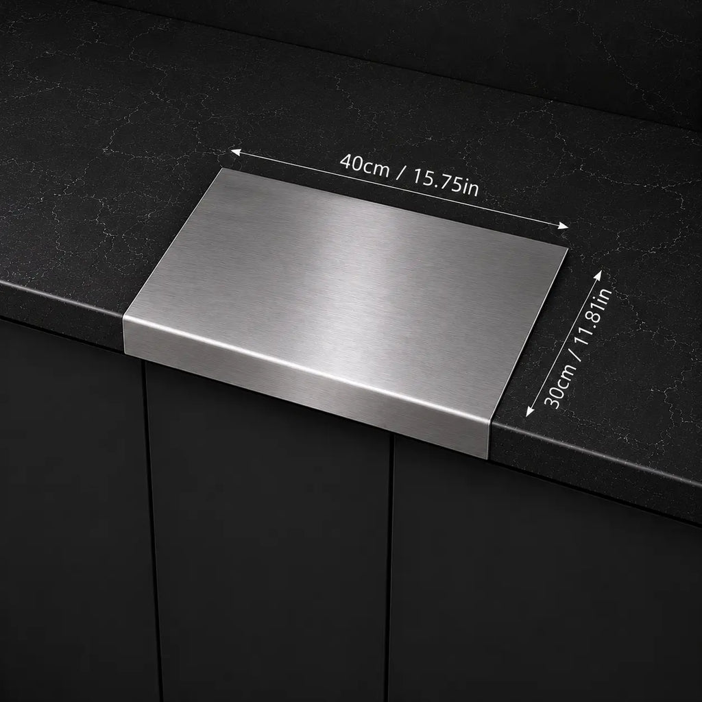 Stainless Steel Chopping Board – Non-Slip Heavy Duty Kitchen Cutting Board
