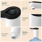 Smart One-Touch Water Bottle Dispenser Pump – Low-Noise Leak-Proof Electric Pump