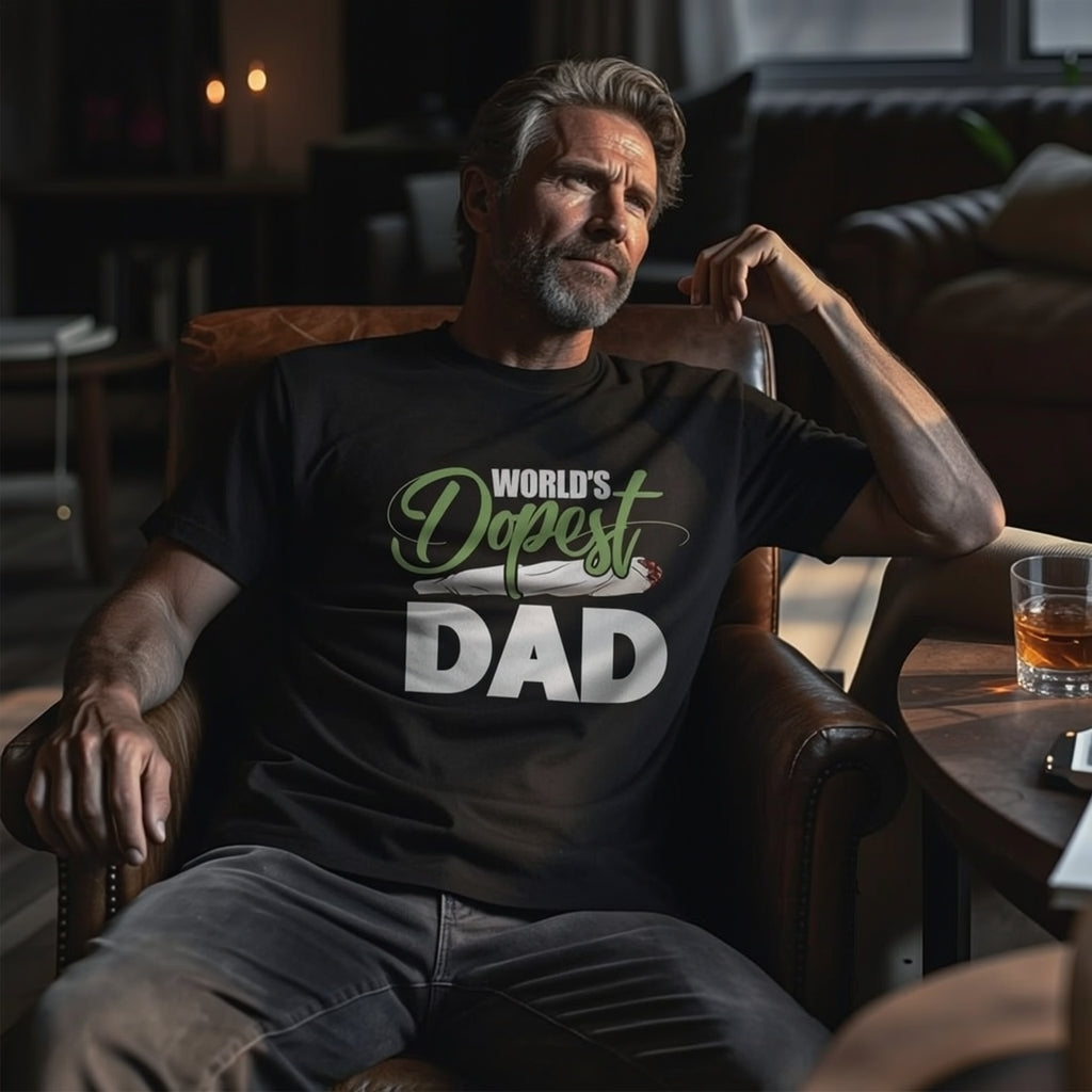 "World's Dopest Dad" 100% Cotton Funny Father’s Day T-Shirt