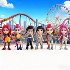 6pc K-Pop Idol Figurine Set | Mini Anime Style Model Toys for Collection