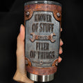 Knower Of Stuff Fixer Of Things, 20oz Tumbler, Gift For Dad And Fixers - 1