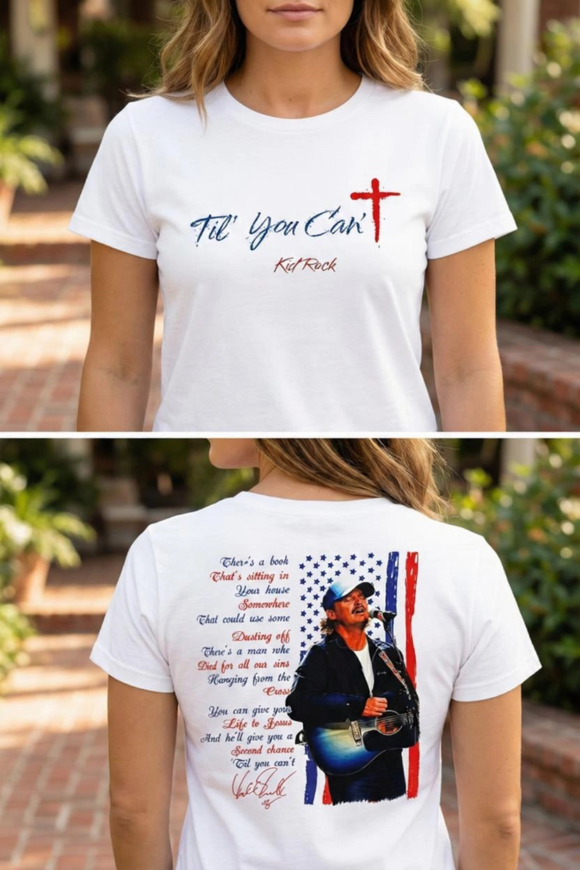 Til you can't shirt, For Women, For  Men, Fashion Cotton, Full Sizes