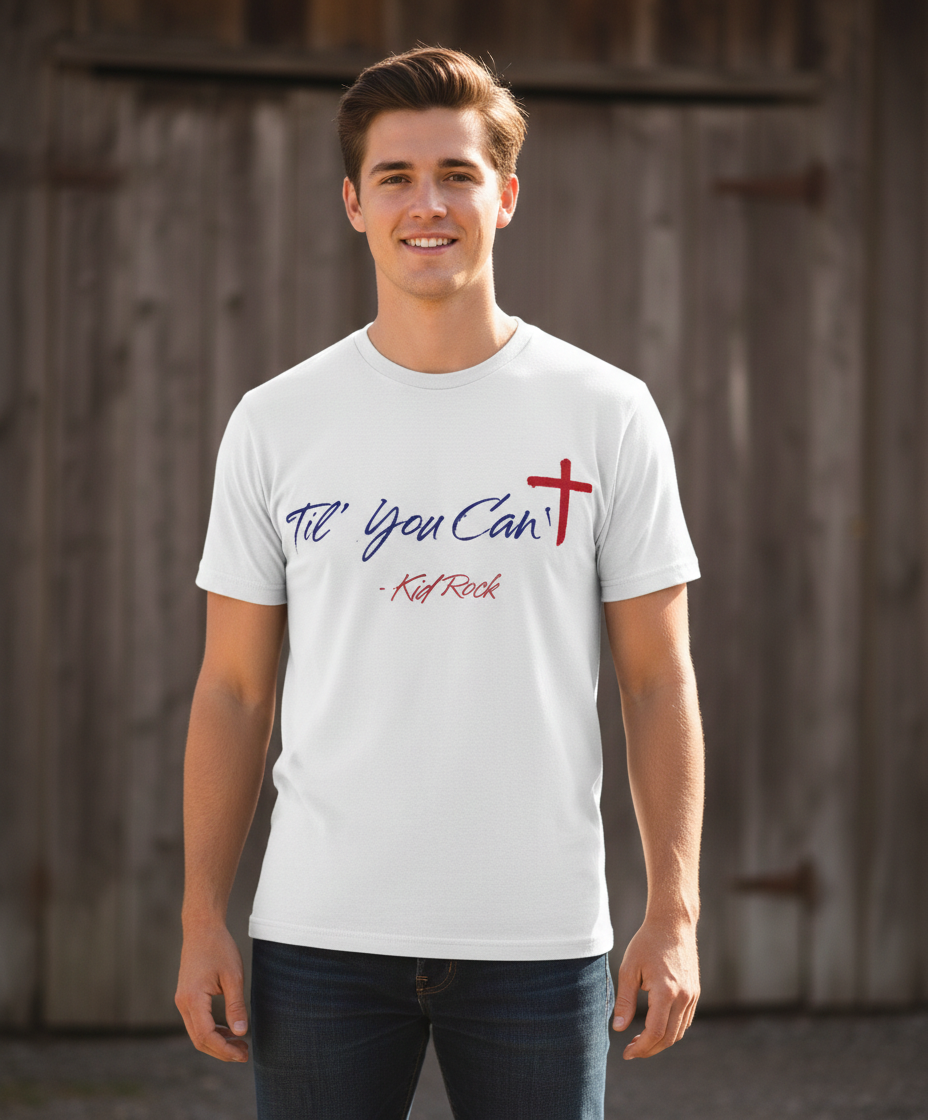 Til you can't shirt, For Women, For  Men, Fashion Cotton, Full Sizes