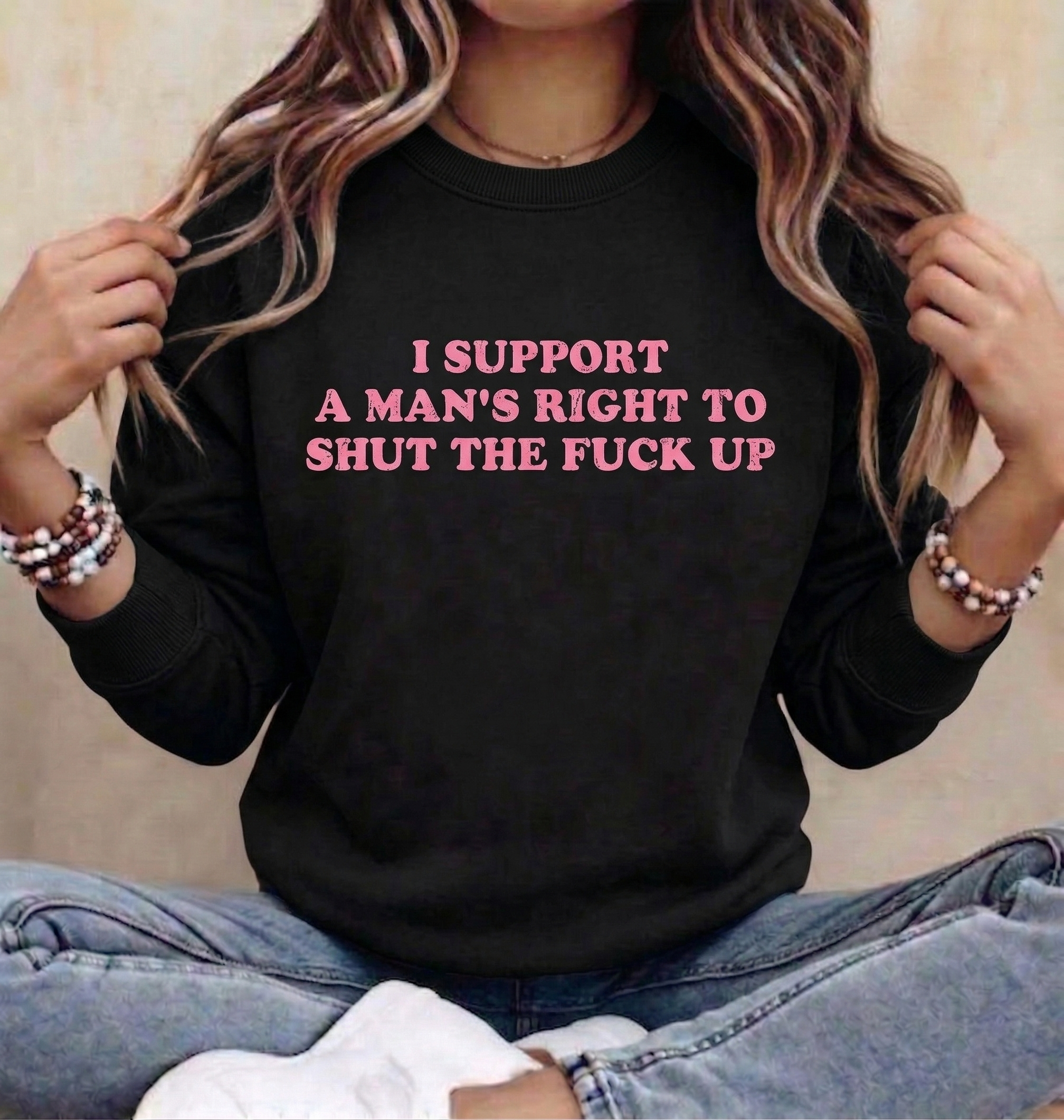 Unisex I Support A Man's Right To Shut The Fuck Up T-Shirt