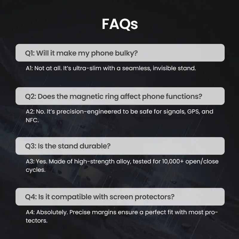 iPhone Multifunctional Case with Invisible Stand & Camera Shield