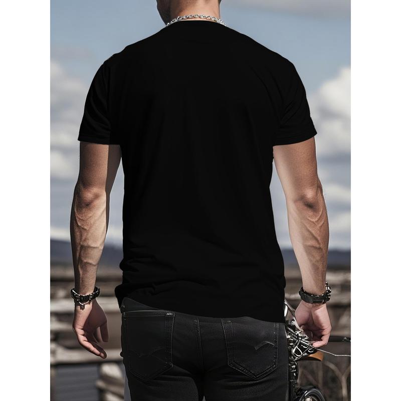 Casual Full-Print Short Sleeve T-Shirt - Breathable Summer Streetwear