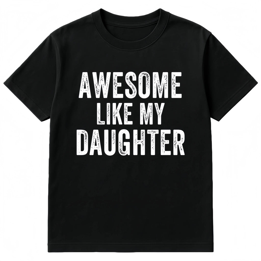 Comfort Colors Proud Dad Graphic Tee – Women's Round Neck Humor Shirt for Father's Day