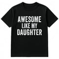 Comfort Colors Proud Dad Graphic Tee – Women's Round Neck Humor Shirt for Father's Day