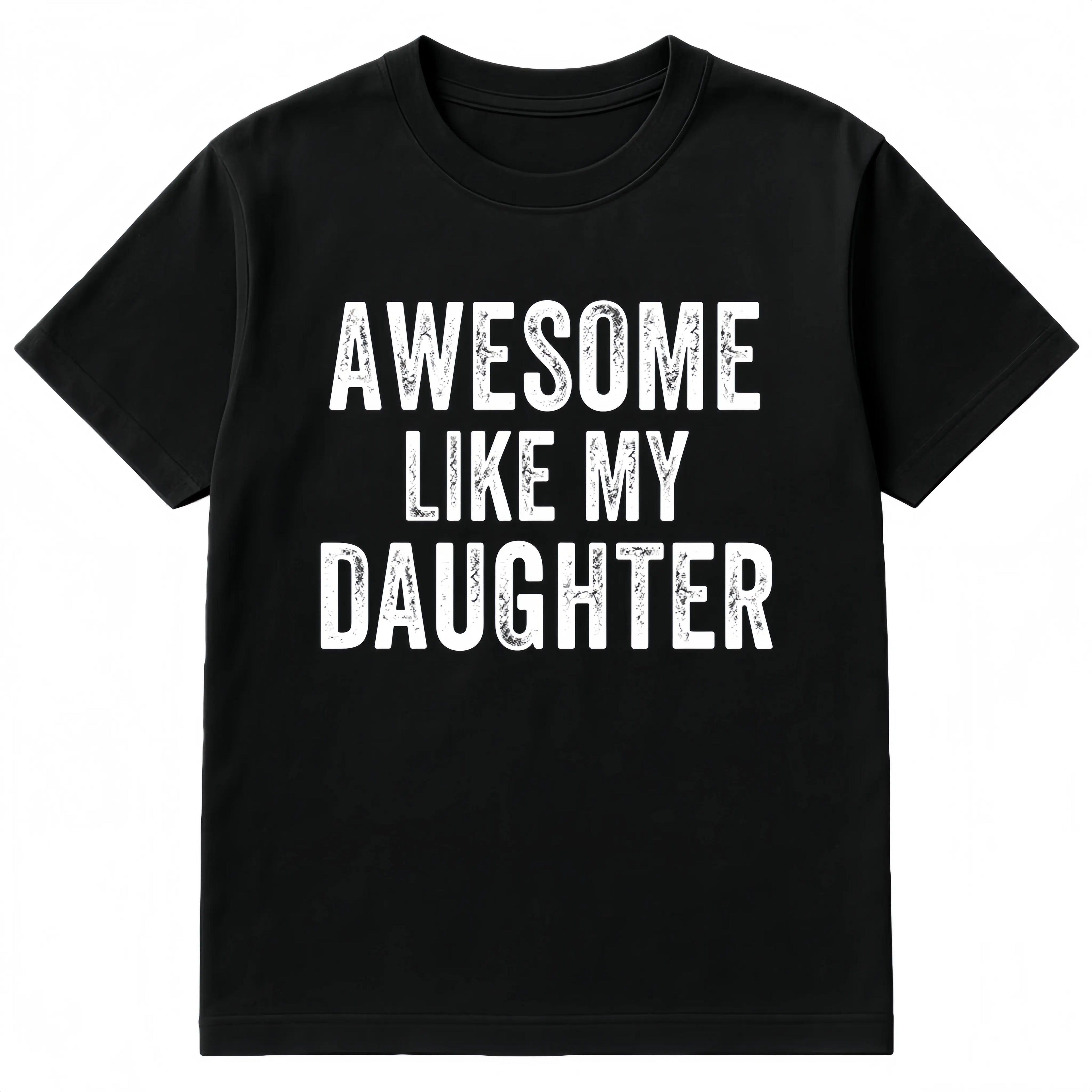 Comfort Colors Proud Dad Graphic Tee – Women's Round Neck Humor Shirt for Father's Day