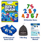 Underwater Seek & Splash Diving Pool Game - Skillmatics Search & Find Learning Pool Toy