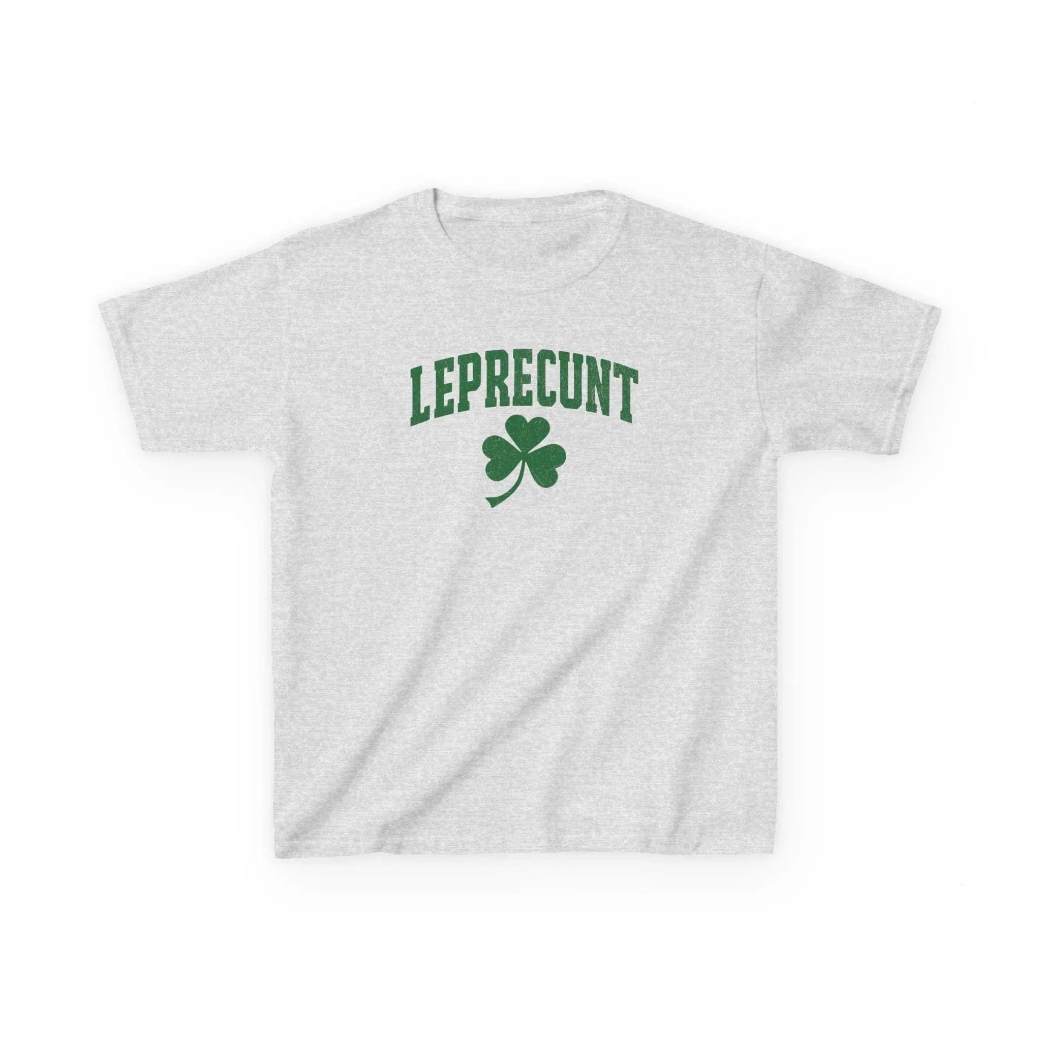 "Leprecunt" Y2K Baby Tee | Funny St. Patrick's Day Irish Graphic Shirt