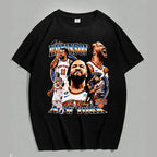 Jalen Brunson "Brunson Burner" Graphic T-Shirt – Vintage Streetwear Basketball Fan Apparel