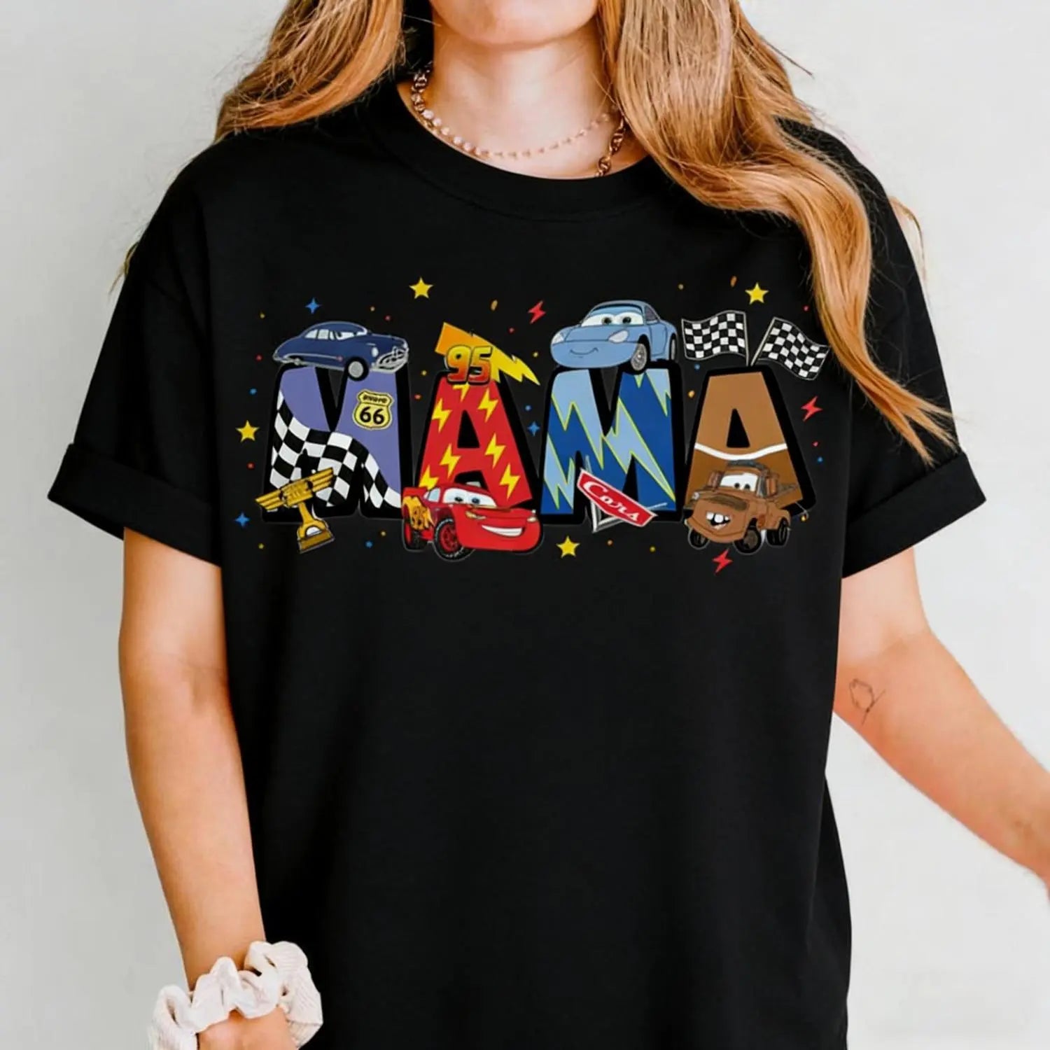 "Mama McQueen" Racing Shirt | Retro 95 Lightning Mother's Day Tee